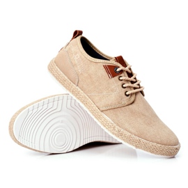 Esapdryle Hombres Big Star Beige FF174153 3