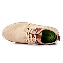 Esapdryle Hombres Big Star Beige FF174153 5