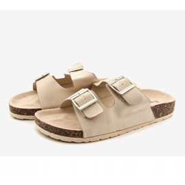 Zapatillas beige con hebilla BL3100-SF 4