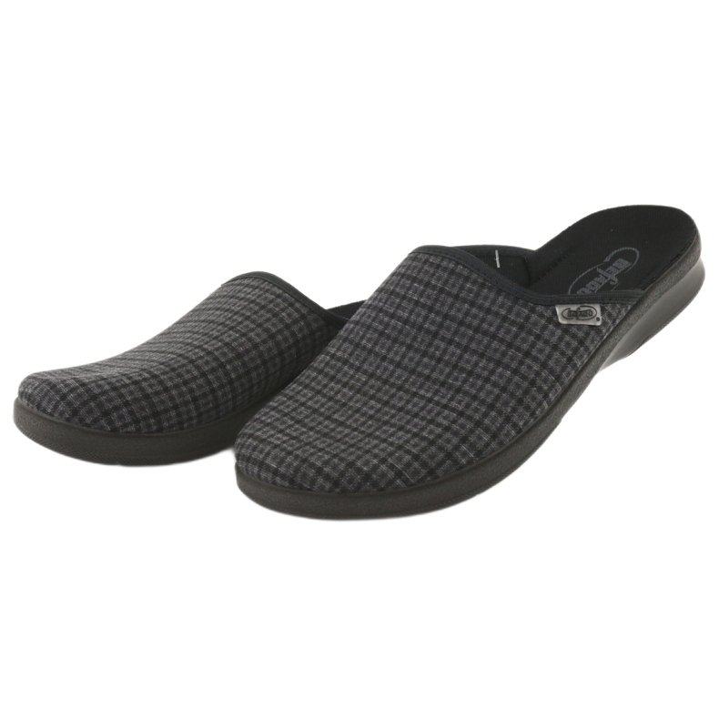 Zapatos befado hombre pu 548M012 negro gris 4