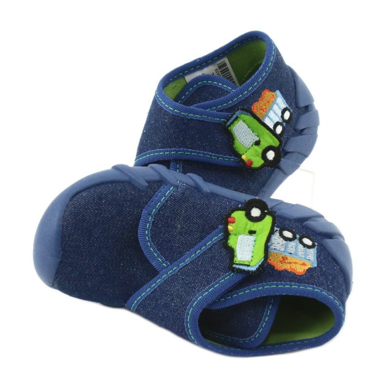 Calzado infantil befado 523P012 azul marino azul verde 5