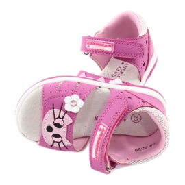 Sandalias niña American Club DR22 / 20 gatito rosa 4