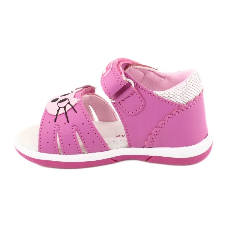 Sandalias niña American Club DR22 / 20 gatito rosado 1