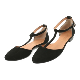 Sandalias de mujer negras con tacón y puntera cerrada Angello 2236 negro 2 Sandalias de mujer negras con tacón y puntera cerrada Angello 2236 negro 2