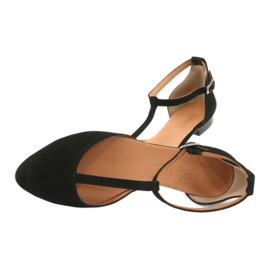 Sandalias de mujer negras con tacón y puntera cerrada Angello 2236 negro 5 Sandalias de mujer negras con tacón y puntera cerrada Angello 2236 negro 5