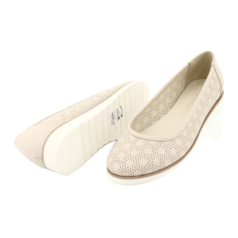 Angello Ballerinas de beige femenino1832 femenino 3