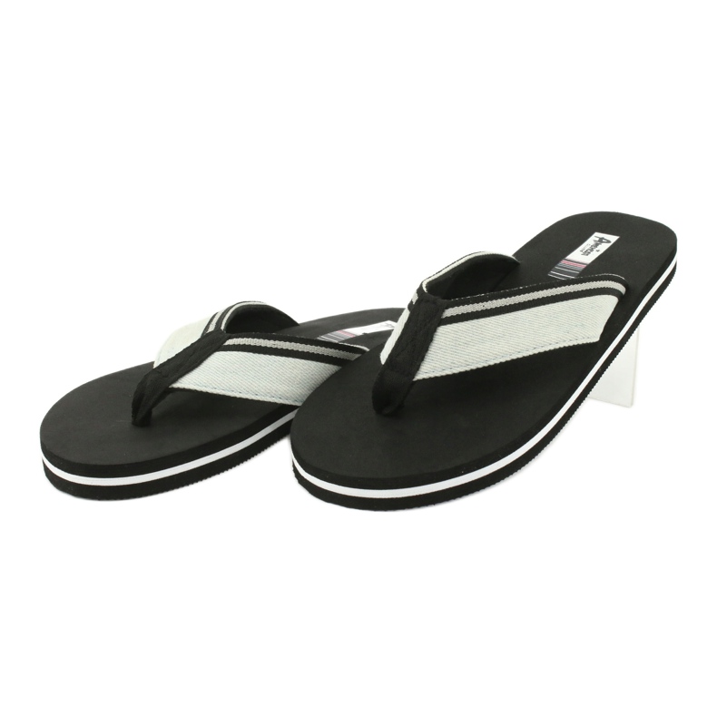 American Club Chanclas de espuma de mujer americana negro azul 2