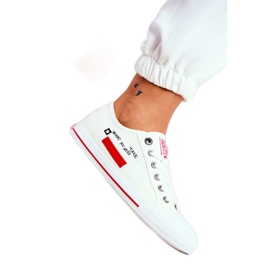 Zapatillas de Mujer Big Star White FF274079 negro rojo 2