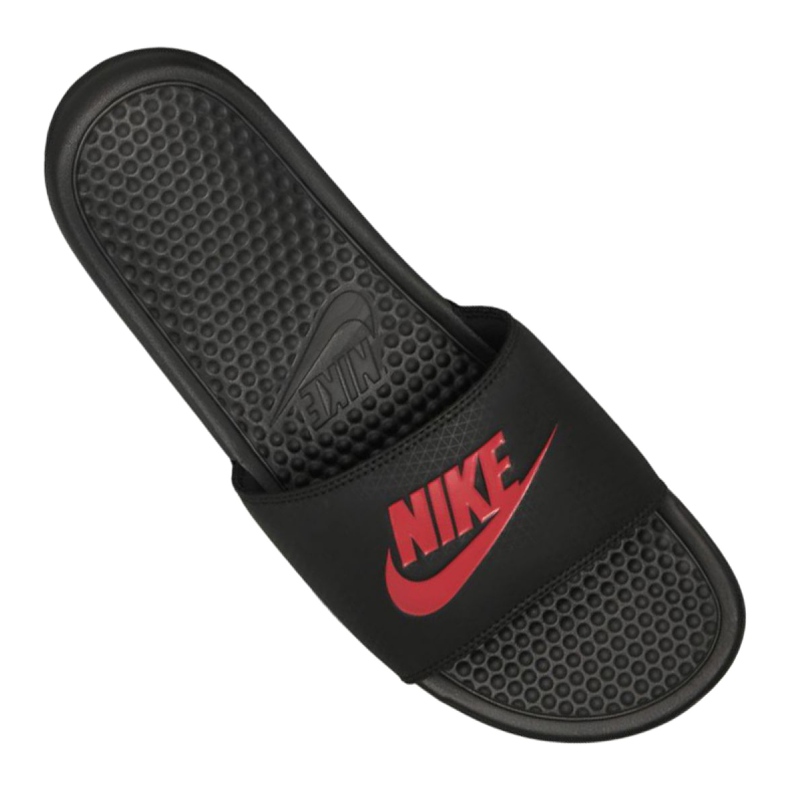 Nike Benassi Jdi Slide M 343880-060 negro rojo 1 Nike Benassi Jdi Slide M 343880-060 negro rojo 1