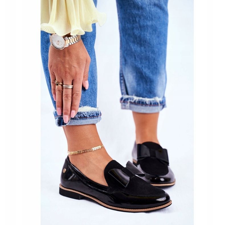 Mujer Brogues Maciejka Mocasines lacados Negro 04099-01 / 00-5 1 Mujer Brogues Maciejka Mocasines lacados Negro 04099-01 / 00-5 1