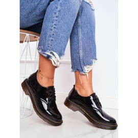 SEA Brogues de mujer lacados en negro ¡Hazlo mejor! 1