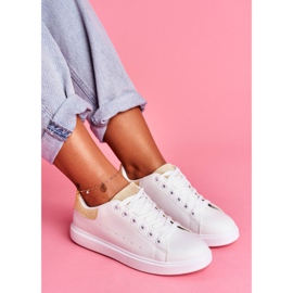 SEA Zapatillas Deportivas de Mujer Blancas con Tacón Beige Milly blanco marrón 2