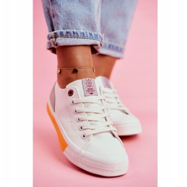 Zapatillas de Mujer Cross Jeans Blanco Naranja FF2R4043C 5