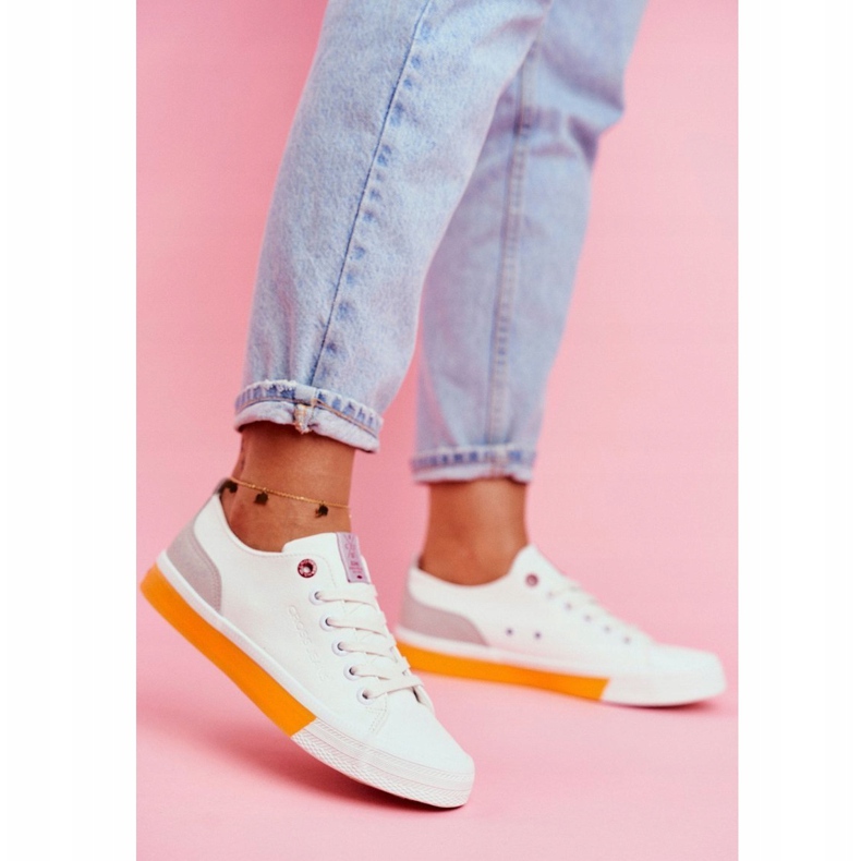 Zapatillas de Mujer Cross Jeans Blanco Naranja FF2R4043C 1