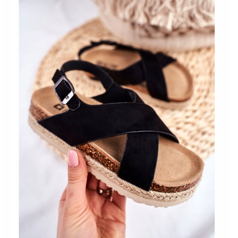 Sandalias para niños Big Star Black FF374168 negro 2