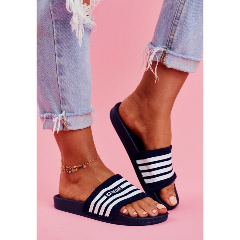 Pantuflas Mujer Big Star Azul Marino FF274A356 1
