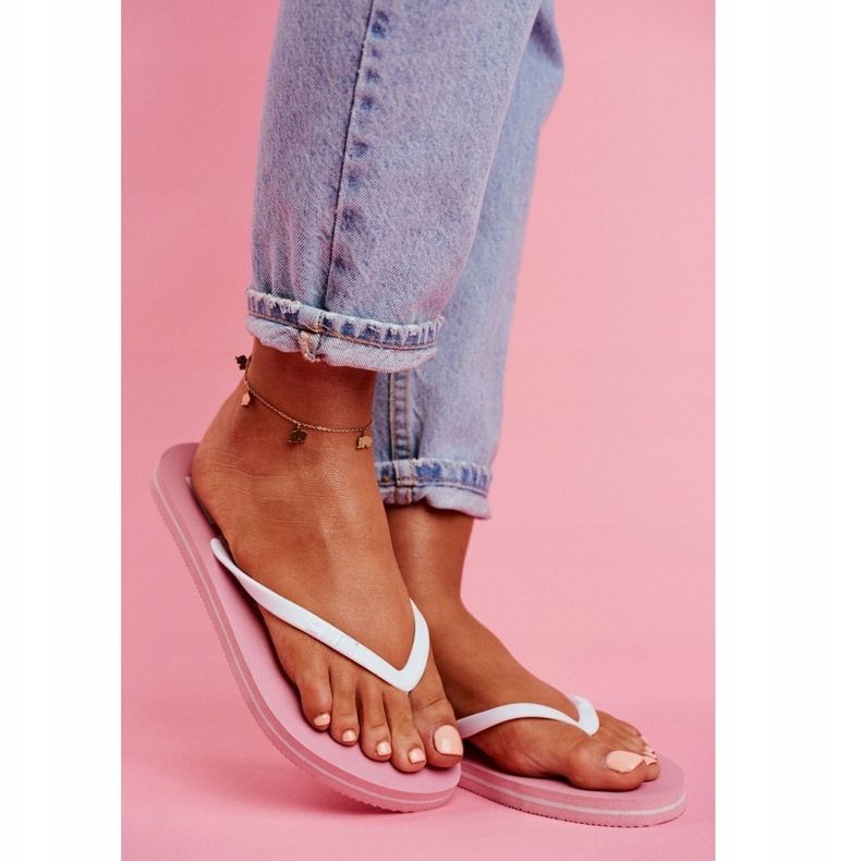 Pantuflas de Mujer Chanclas Big Star Pink FF274A319 rosado 1