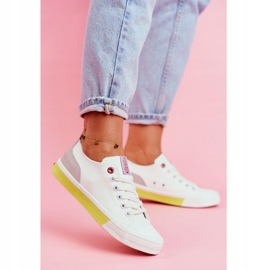 Zapatillas de Mujer Cross Jeans Blanco Amarillo FF2R4042C 1 Zapatillas de Mujer Cross Jeans Blanco Amarillo FF2R4042C 1