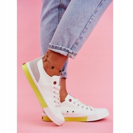 Zapatillas de Mujer Cross Jeans Blanco Amarillo FF2R4042C 4