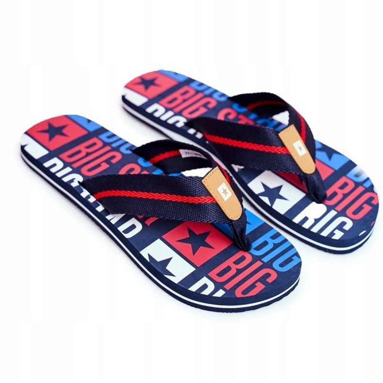 Zapatillas Hombre Chanclas Big Star Azul Marino FF274A484 2