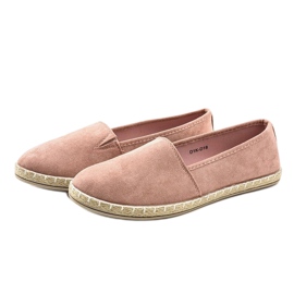 Alpargatas rosas sin cordones D1K-D18 rosado 2