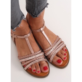Sandalias de mujer Champagne S060123 Champagne rosado 2