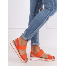 Sandalias mujer naranja E008 naranja 4
