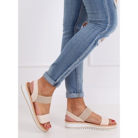 Sandalias beige para mujer E008 Beige 3