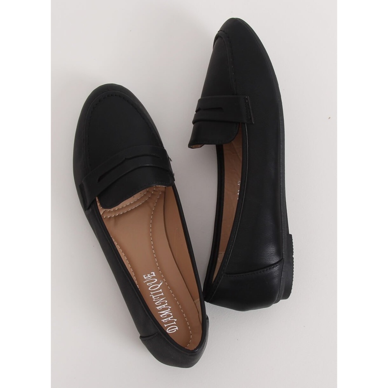Mocasines de mujer negros 98-29 Black 1