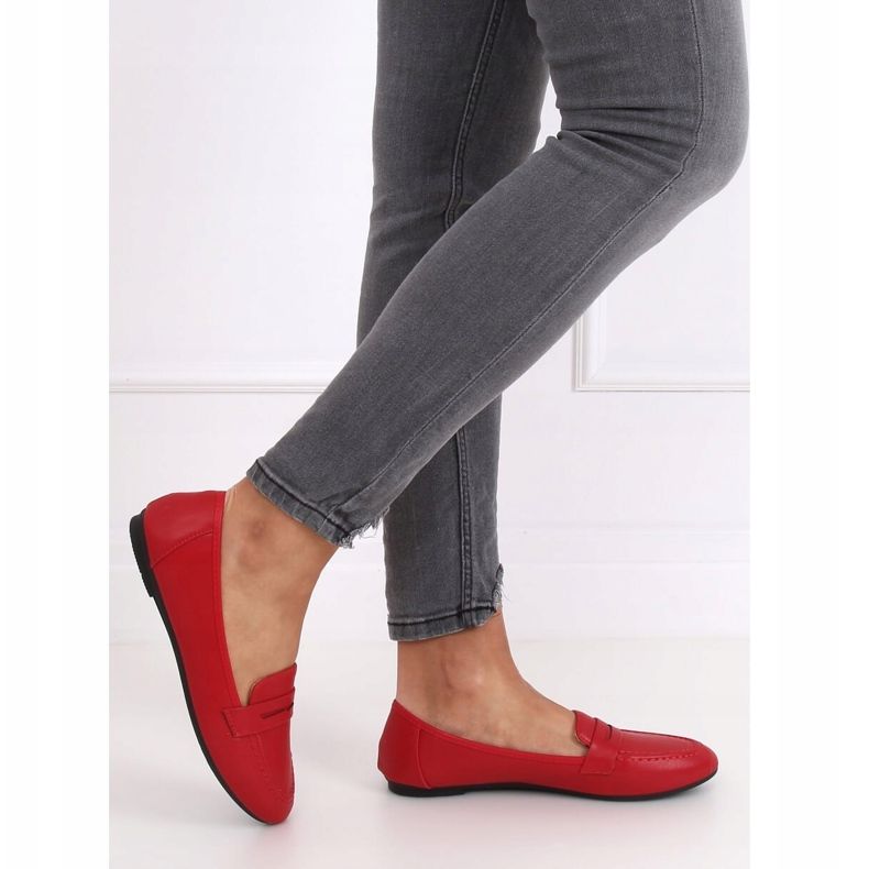 Mocasines de mujer rojo 98-29 Rojo 2 Mocasines de mujer rojo 98-29 Rojo 2