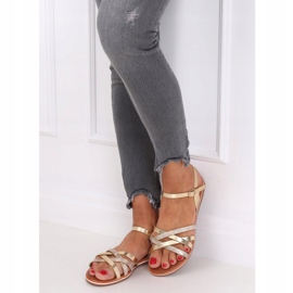 Sandalias mujer oro 99-62 Gold dorado 3