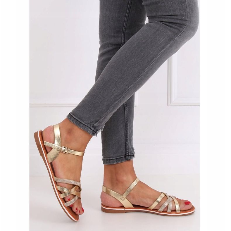 Sandalias mujer oro 99-62 Gold dorado 1