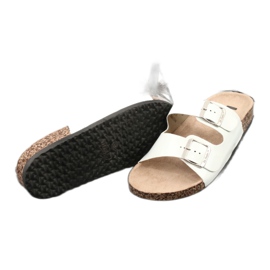 Zapatillas blancas anatómicas lacadas Lee Cooper 1043-5 blanco 2