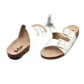 Zapatillas blancas anatómicas lacadas Lee Cooper 1043-5 blanco 1