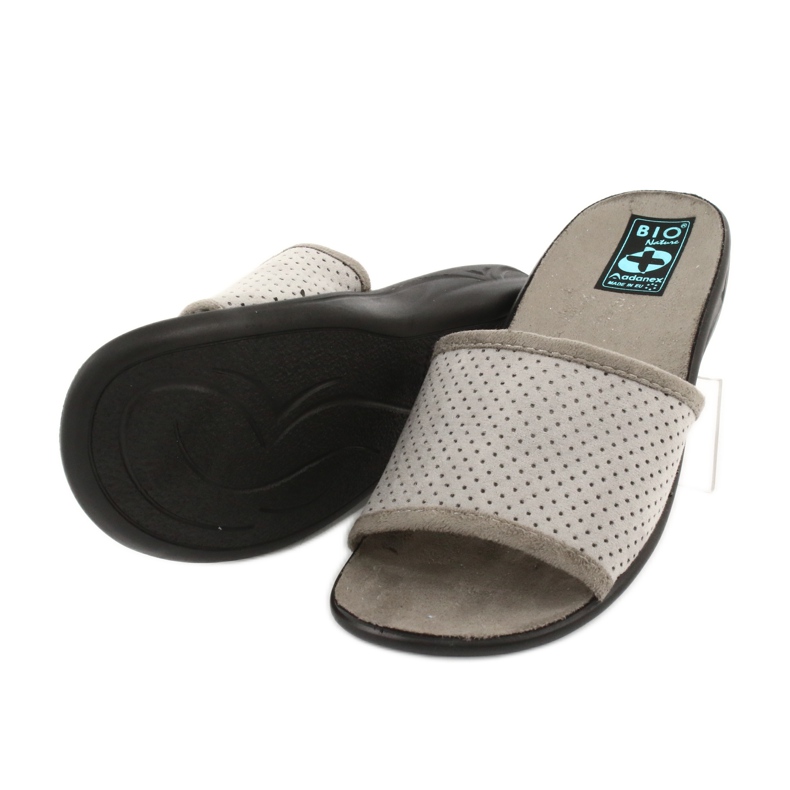 Pantuflas de mujer Adanex 24825 gris 3