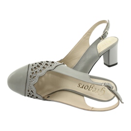 Sandalias caladas para mujer Gregors 771 gris 4 Sandalias caladas para mujer Gregors 771 gris 4