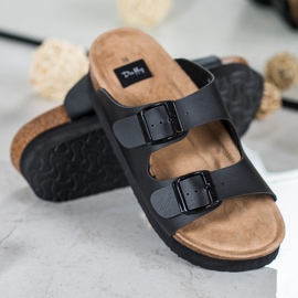 SHELOVET Zapatillas negras en la plataforma negro 2