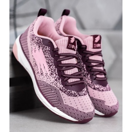 DFY Zapatos deportivos multicolor rosa 1