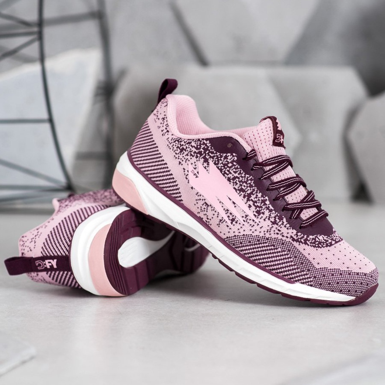 DFY Zapatos deportivos multicolor rosa 2
