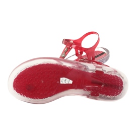 Chanclas Grendha Transparente / rojo incoloro 4