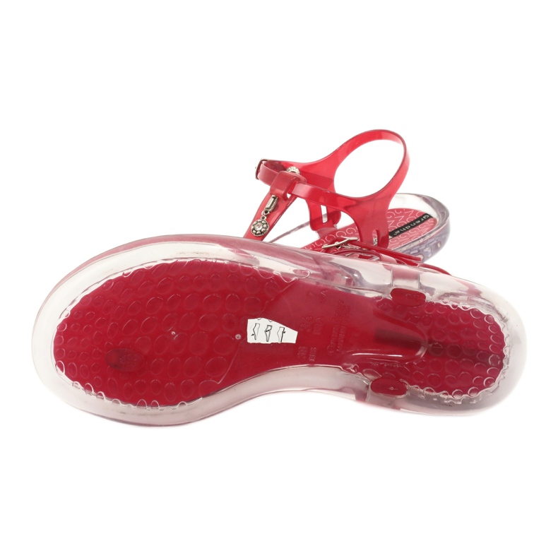 Chanclas Grendha Transparente / rojo incoloro 4 Chanclas Grendha Transparente / rojo incoloro 4
