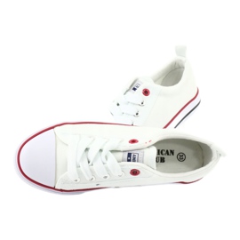 American Club Zapatillas americanas blancas clásicas lh25 zapatillas atadas blanco blanco 6 American Club Zapatillas americanas blancas clásicas lh25 zapatillas atadas blanco blanco 6