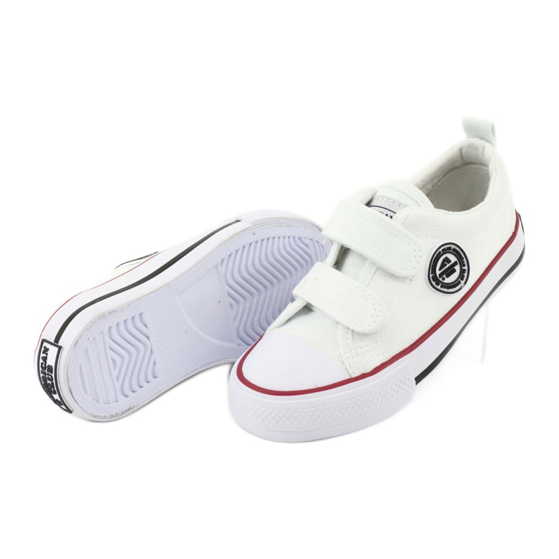 American Club Zapatillas de deporte blancas American LH41 con velcro blanco 3