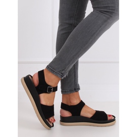 Sandalias de mujer negras YJ860 Nero negro 4