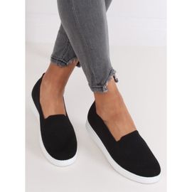 Black Zapatillas negras de mujer ZK069 Nero negro 4