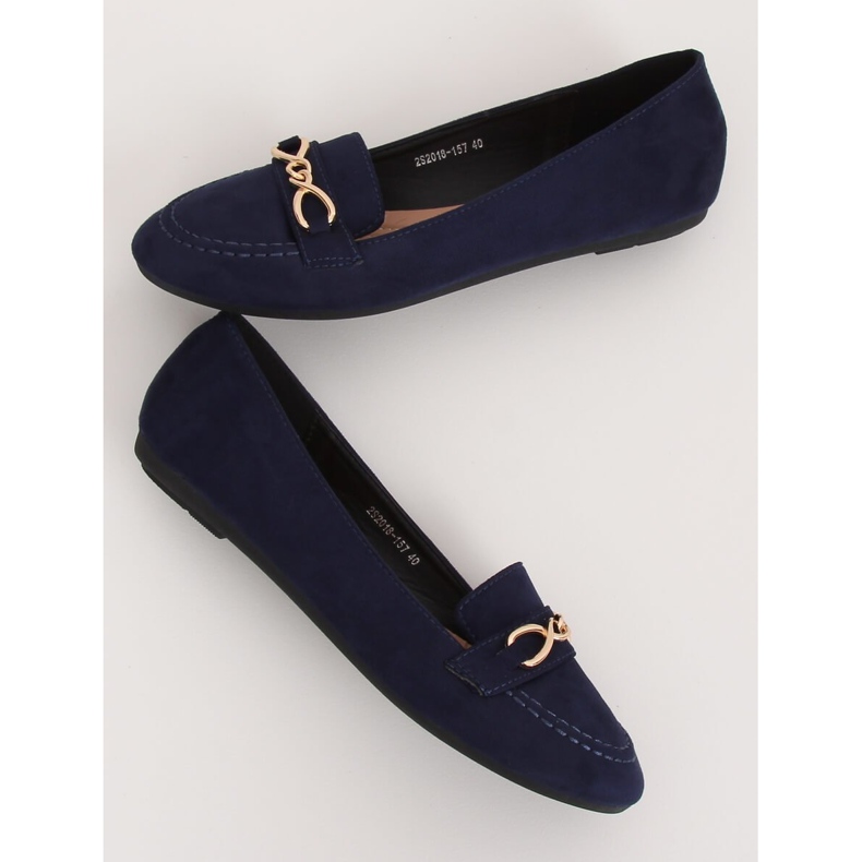 Mocasines de mujer azul marino 2S2018-157 D.BLUE 2
