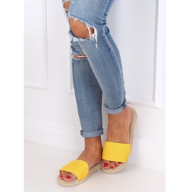 Pantuflas mujer miel 35-185 Amarillo 1