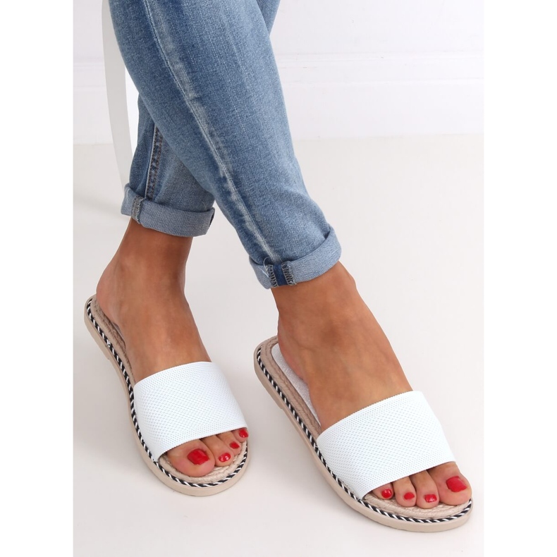 Zapatillas de mujer blancas 35-185 Blanco 1