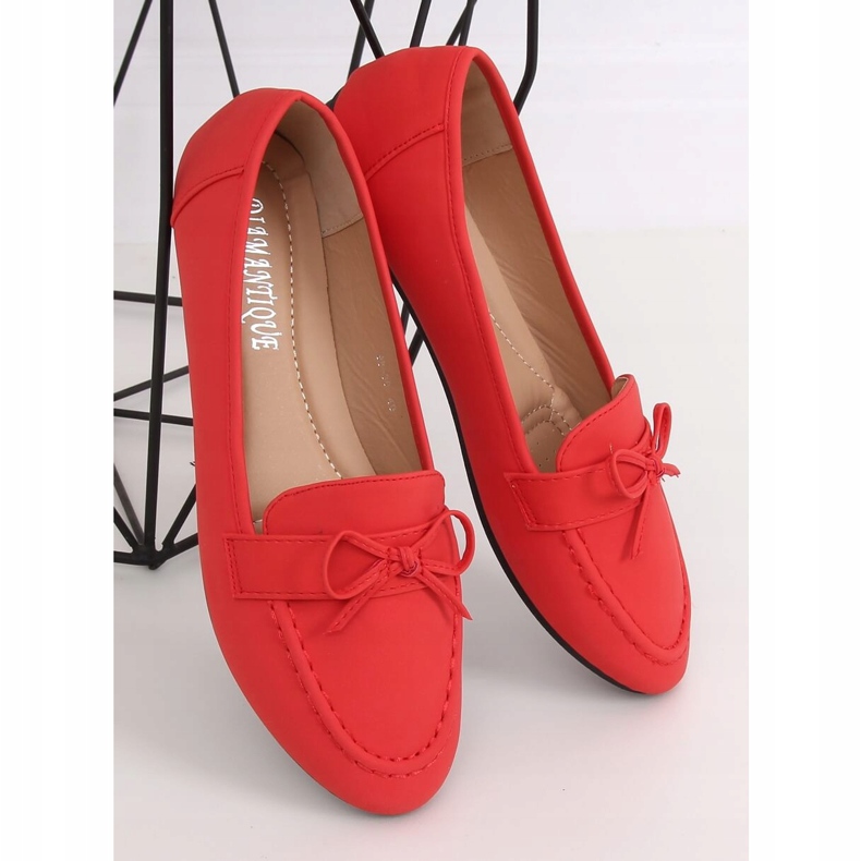 Mocasines de mujer rojo 98-30 Rojo 2