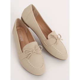 Mocasines de mujer beige 98-30 Beige 2